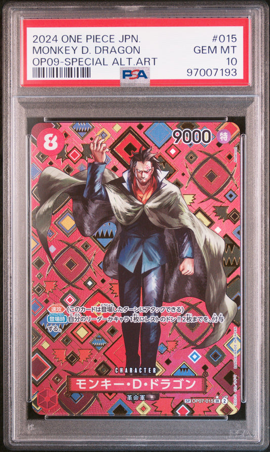 Monkey D. Dragon SP (OP07-015) PSA10