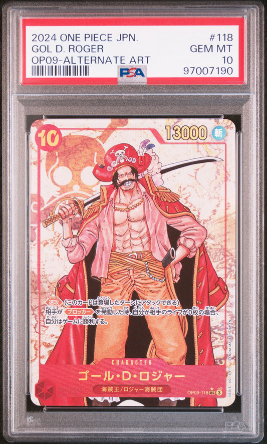 Gol D. Roger (OP09-118) PSA10