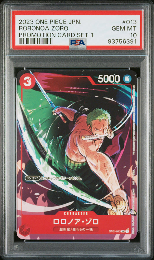 Roronoa Zoro (ST01-013) Promotion Set PSA10